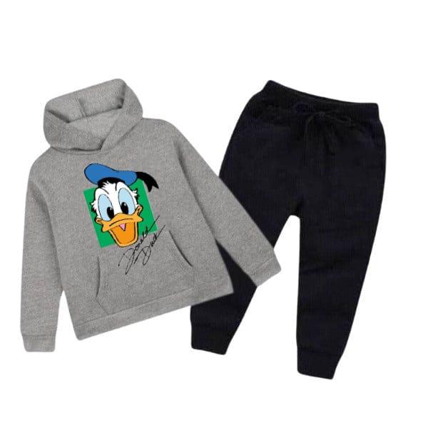 Kids Winter Printed Fleece Tracksuit | Donald Designs - The Storvia Designers