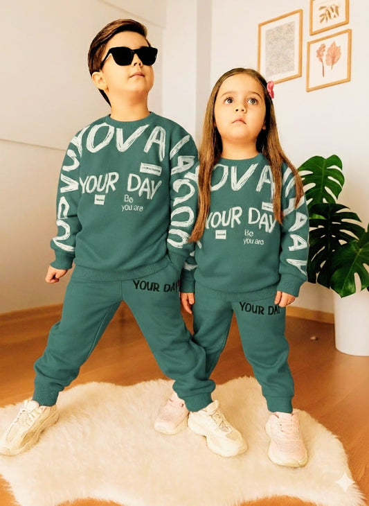Hello Winter – Double Fleece Kids Wear - The Storvia Designers