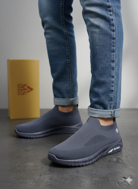 Skechers for Men Black & Grey | The Storvia Designers - The Storvia Designers