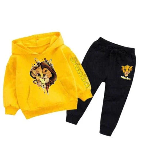 Kids Winter Printed Fleece Tracksuit | Simba Designs - The Storvia Designers