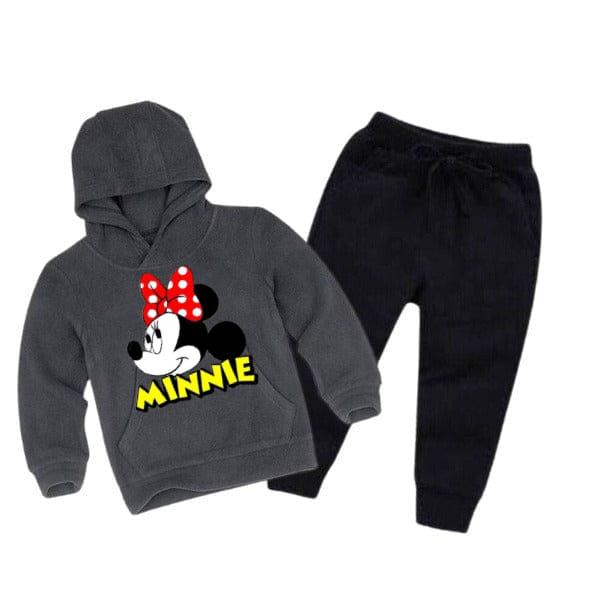 Kids Winter Printed Fleece Tracksuit | Mickey Designs - The Storvia Designers
