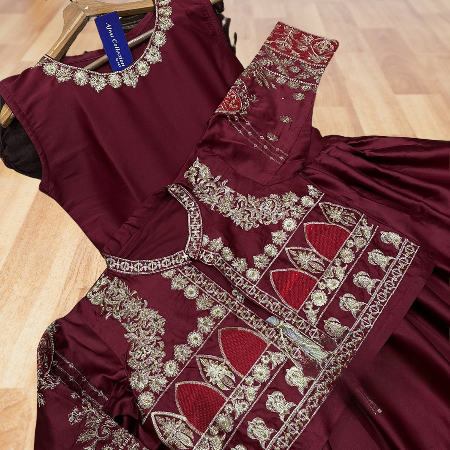 Ajwa Collection Handworked Maxi 2Pcs | The Storvia Designers