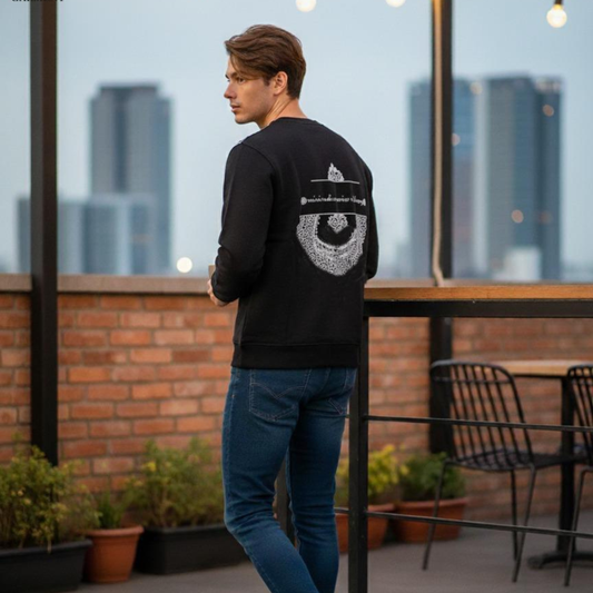 SN Garments Winter Collection – Embossed Printed Cotton Fleece Sweatshirt