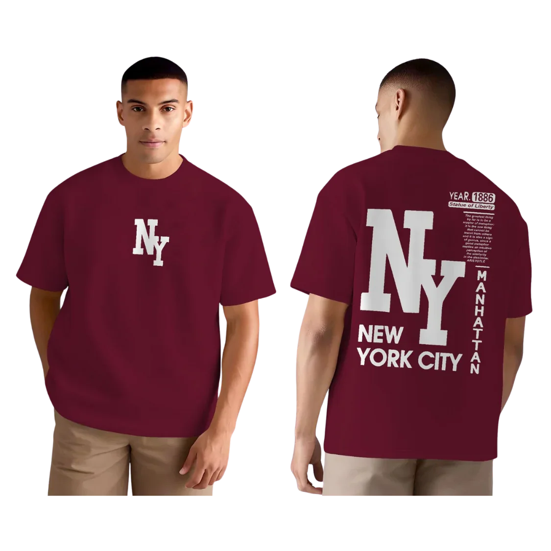 Drop Shoulder DFT printed shirts - The Storvia Designers