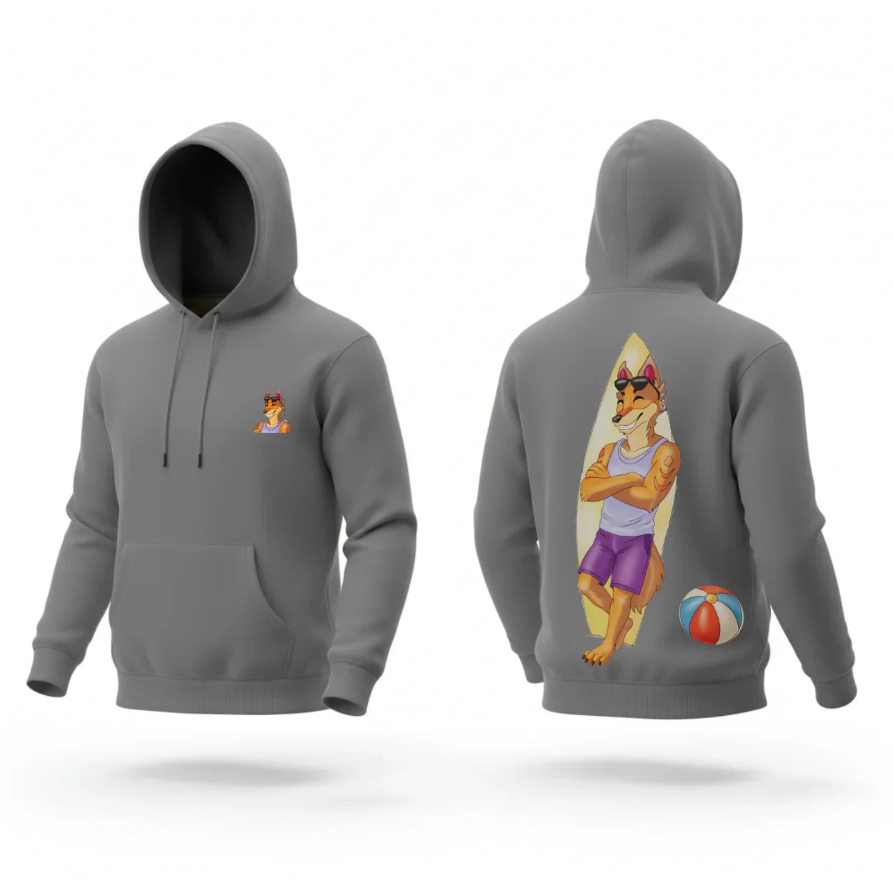 Storvia Special Edition Hoodie – Surfer Wolf - The Storvia Designers