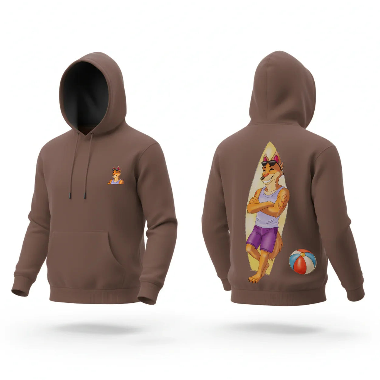Storvia Special Edition Hoodie – Surfer Wolf - The Storvia Designers