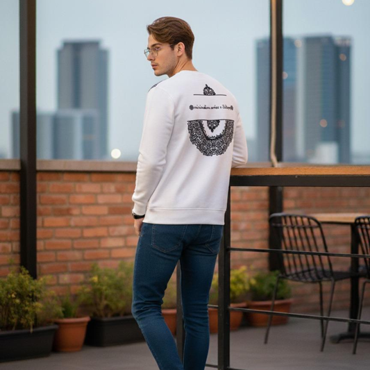 SN Garments Winter Collection – Embossed Printed Cotton Fleece Sweatshirt