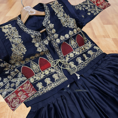 Ajwa Collection Handworked Maxi 2Pcs | The Storvia Designers