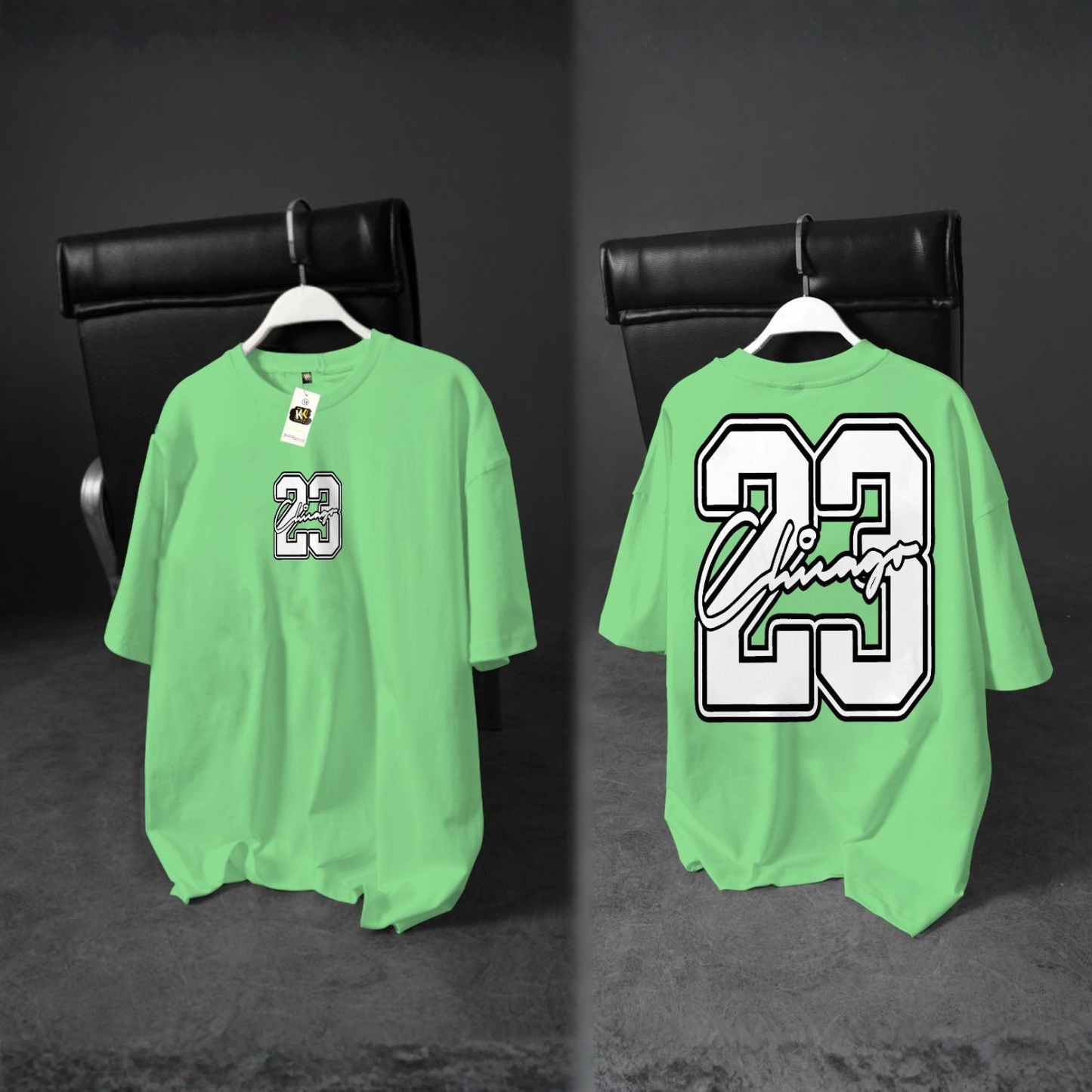 Drop Shoulder T-Shirt | Summer PC Jersey DTF Print