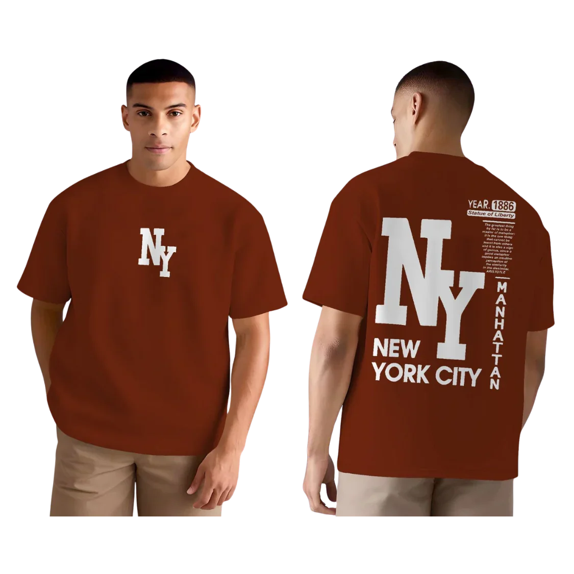 Drop Shoulder DFT printed shirts - The Storvia Designers