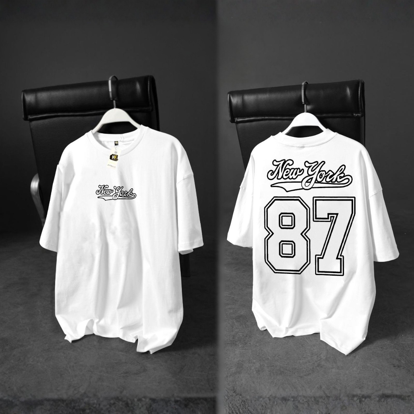 Drop Shoulder T-Shirt | Summer PC Jersey DTF Print