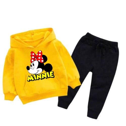 Kids Winter Printed Fleece Tracksuit | Mickey Designs - The Storvia Designers