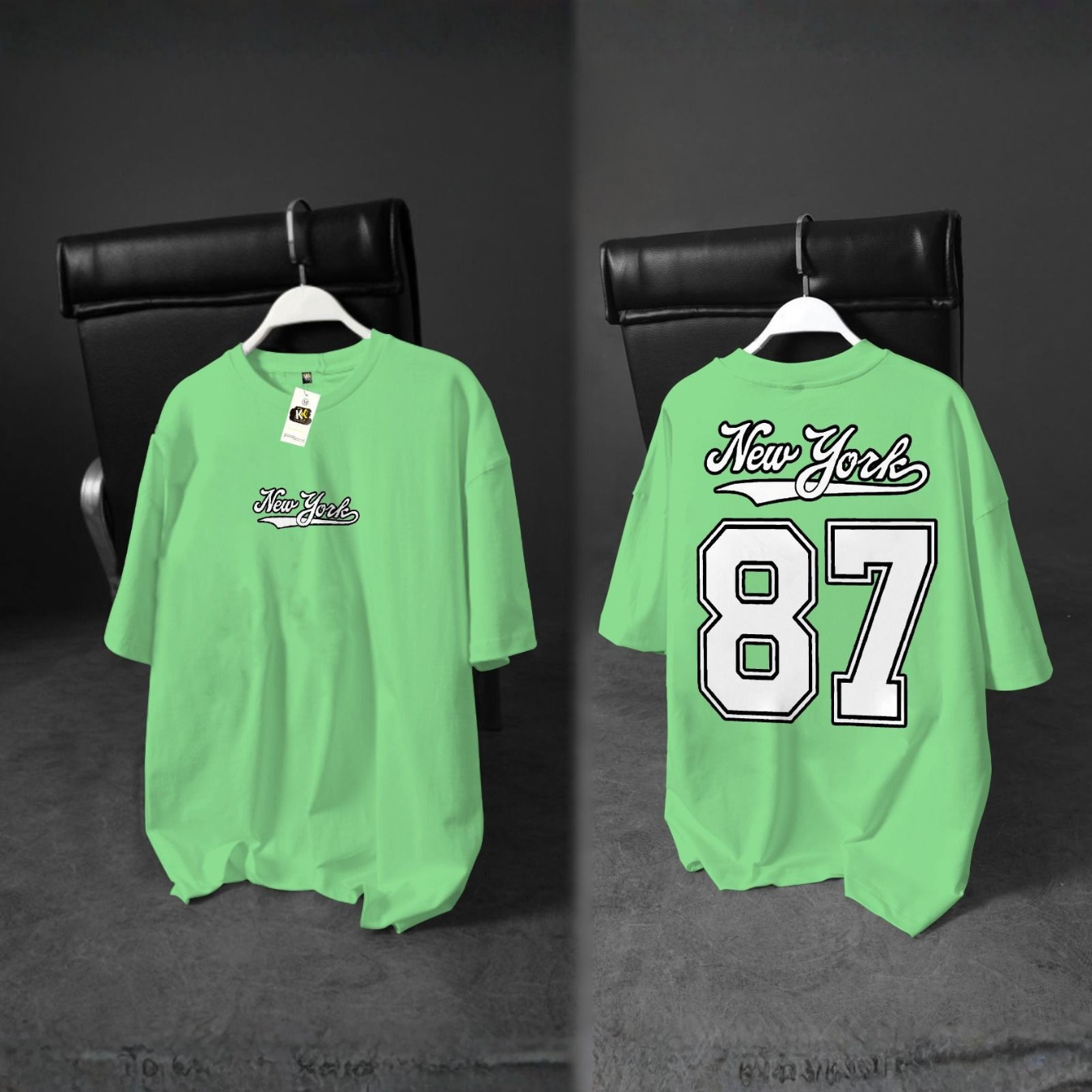 Drop Shoulder T-Shirt | Summer PC Jersey DTF Print