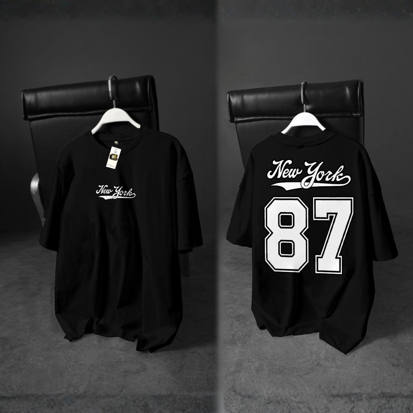 Drop Shoulder T-Shirt | Summer PC Jersey DTF Print