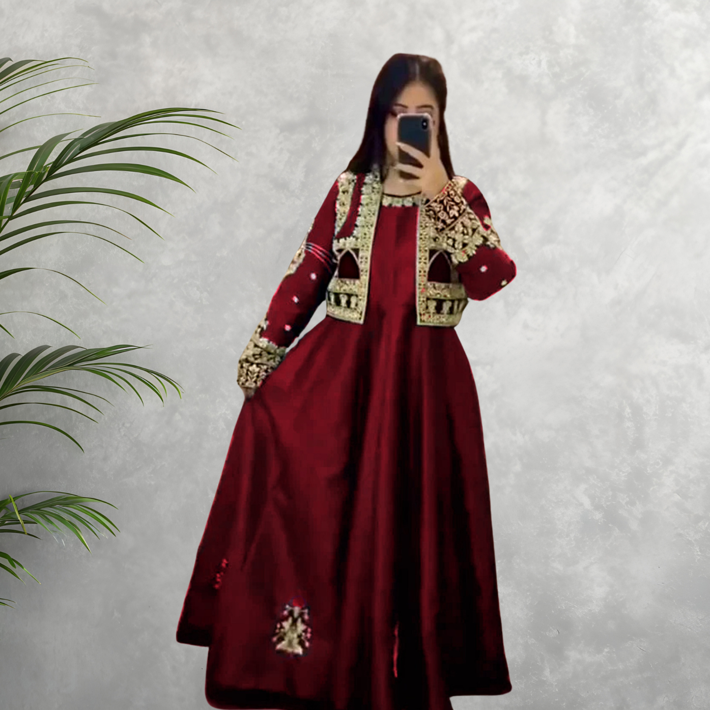 Ajwa Collection Handworked Maxi 2Pcs | The Storvia Designers