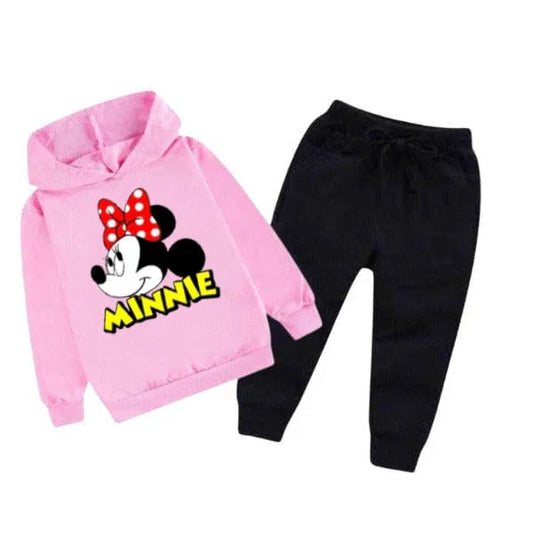 Kids Winter Printed Fleece Tracksuit | Mickey Designs - The Storvia Designers