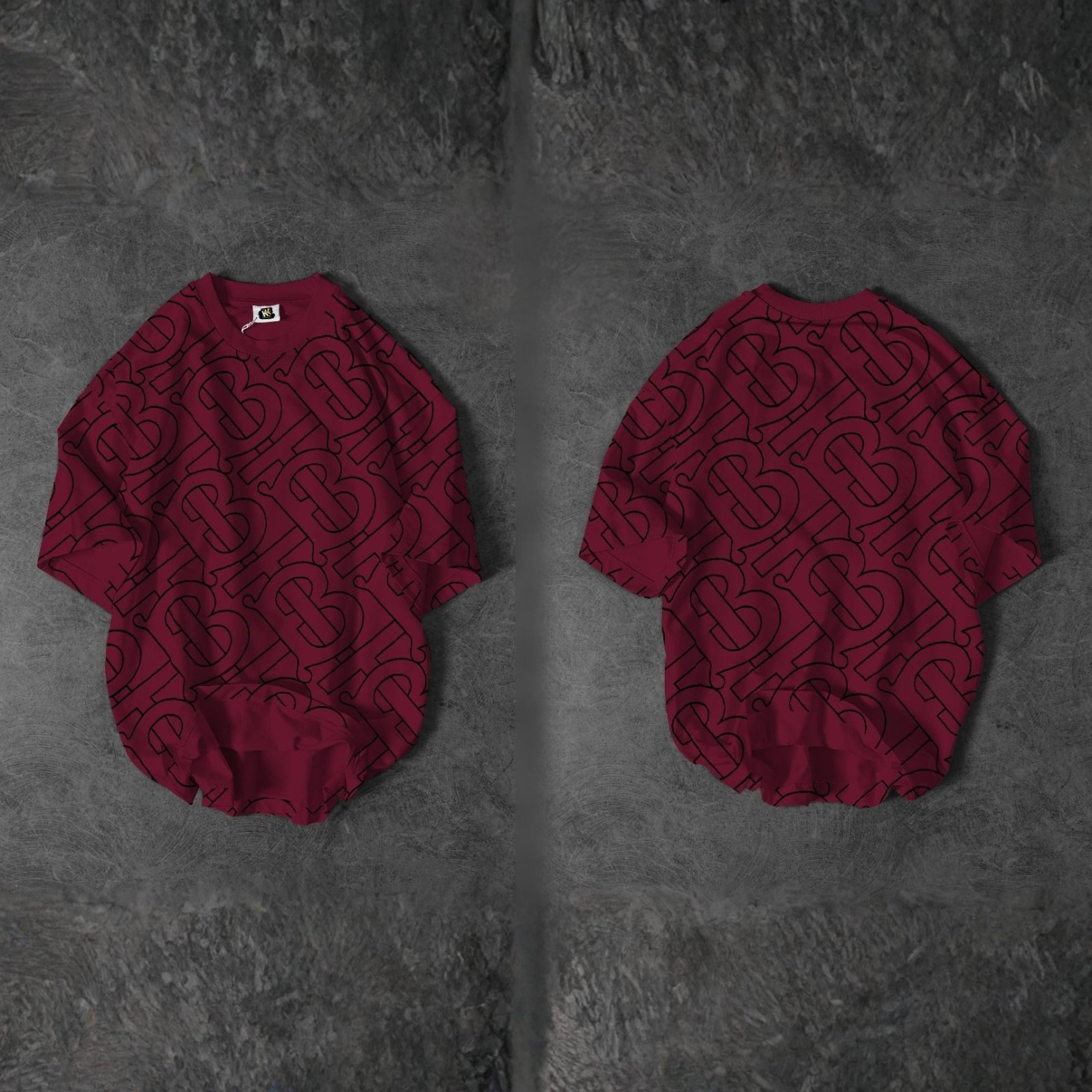 Drop Shoulder T-Shirt | Summer PC Jersey DTF Print