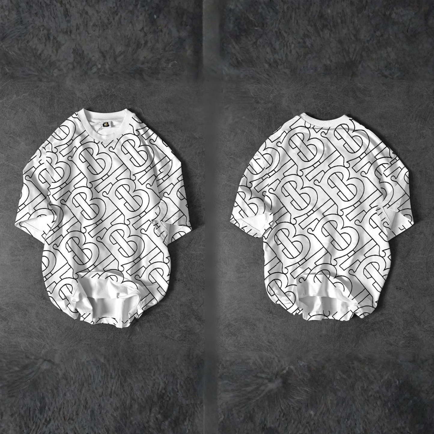 Drop Shoulder T-Shirt | Summer PC Jersey DTF Print