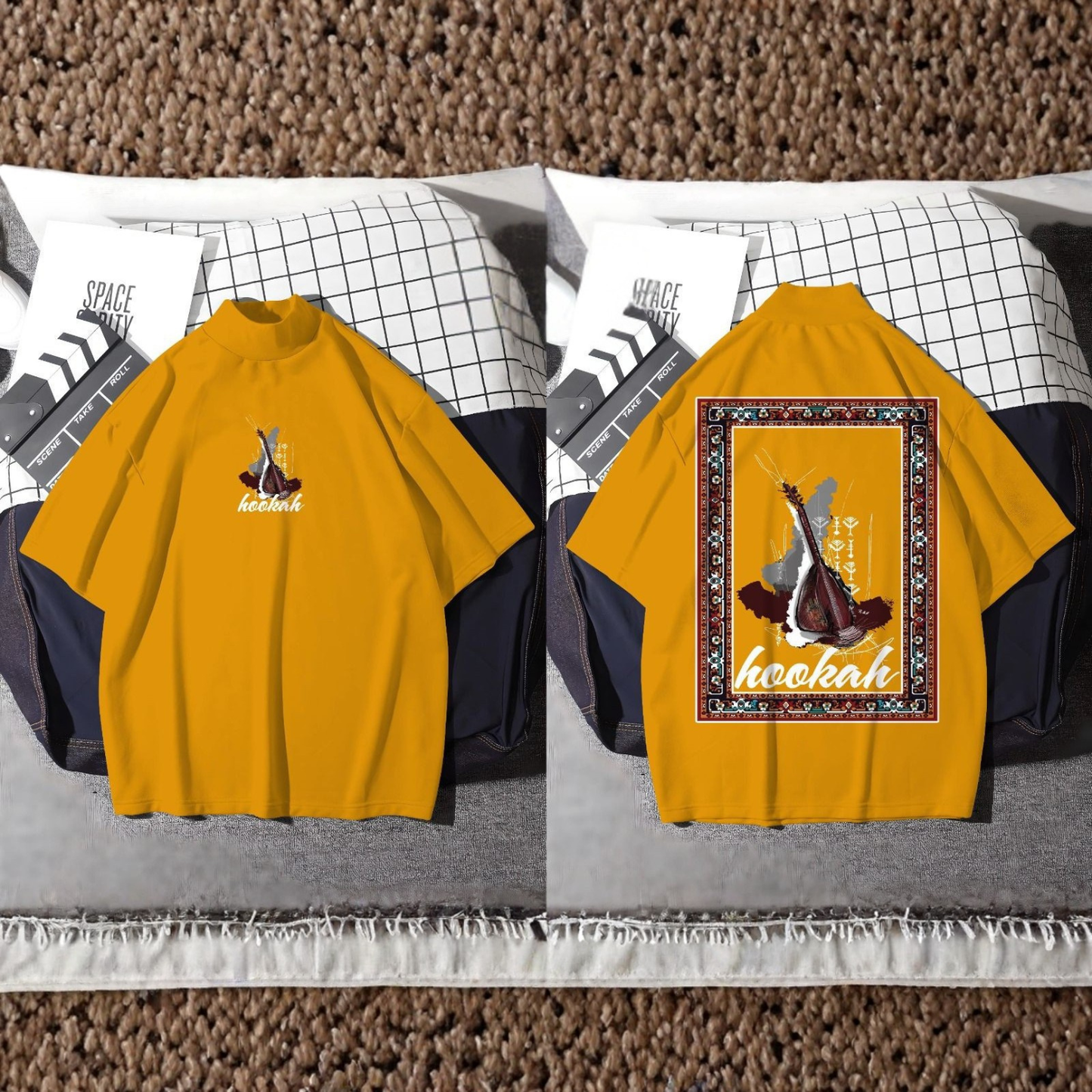 Drop Shoulder T-Shirt | Summer PC Jersey DTF Print