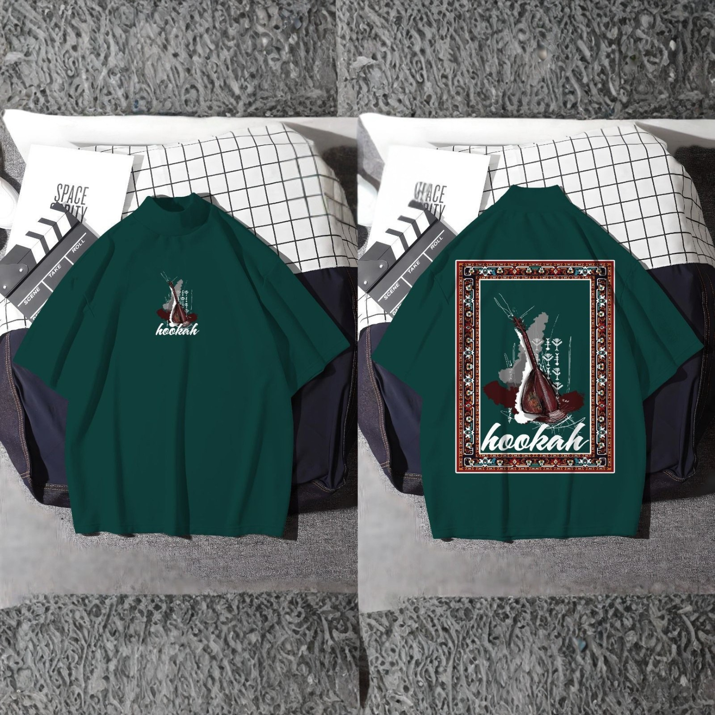 Drop Shoulder T-Shirt | Summer PC Jersey DTF Print