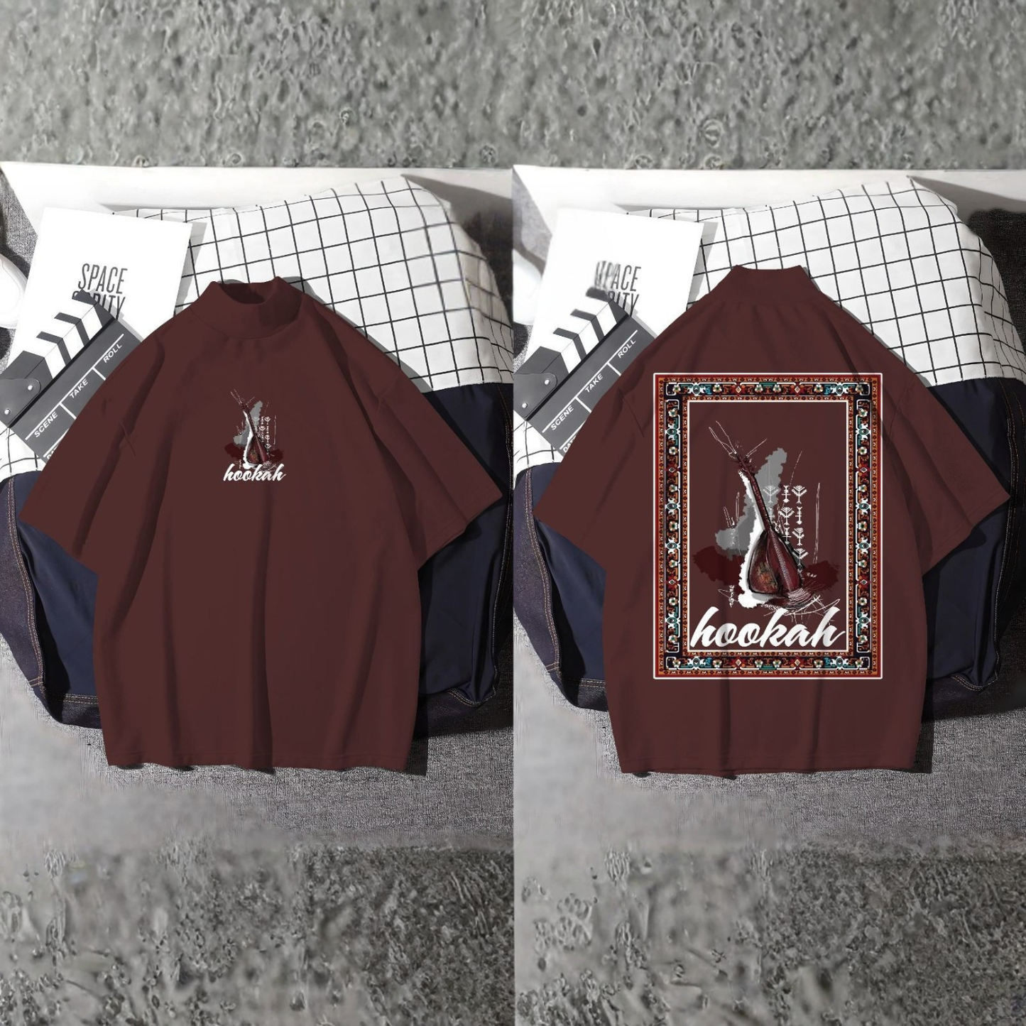 Drop Shoulder T-Shirt | Summer PC Jersey DTF Print