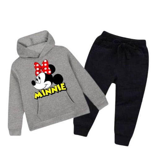 Kids Winter Printed Fleece Tracksuit | Mickey Designs - The Storvia Designers