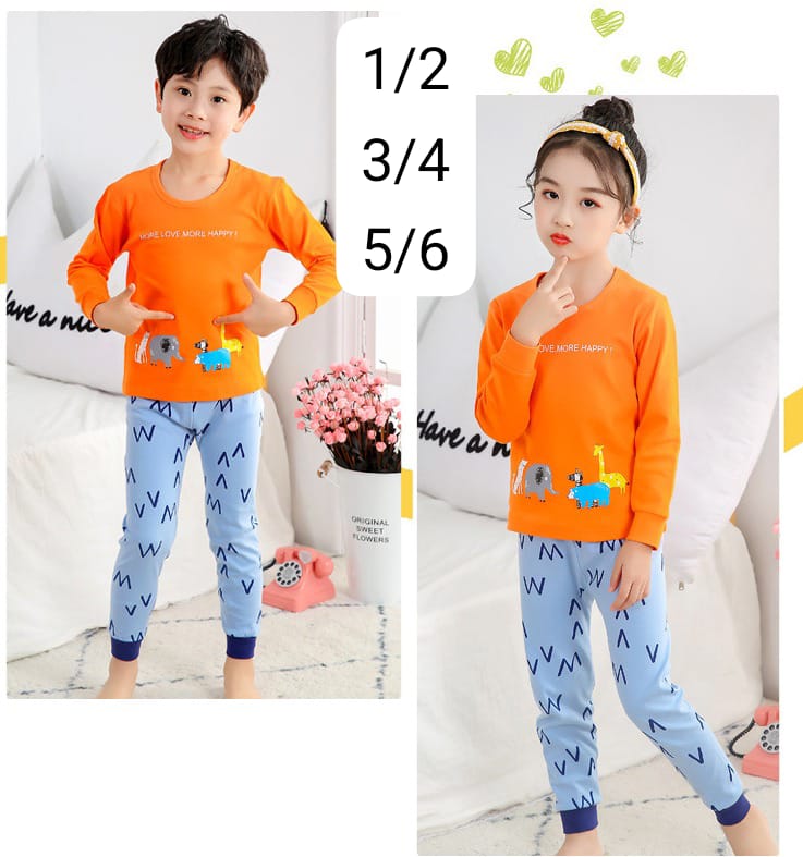 Kids Soft Jersey Night Suit – Comfortable Sleepwear - The Storvia Designers