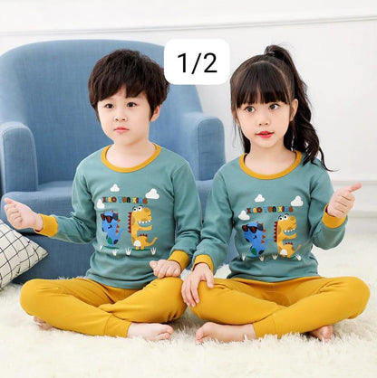 Kids Soft Jersey Night Suit – Comfortable Sleepwear - The Storvia Designers