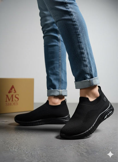 Skechers for Men Black & Grey | The Storvia Designers - The Storvia Designers