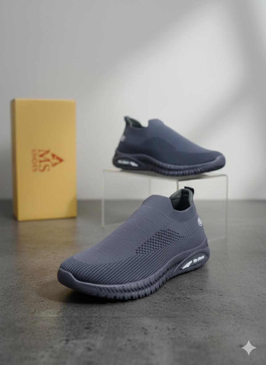 Skechers for Men Black & Grey | The Storvia Designers - The Storvia Designers