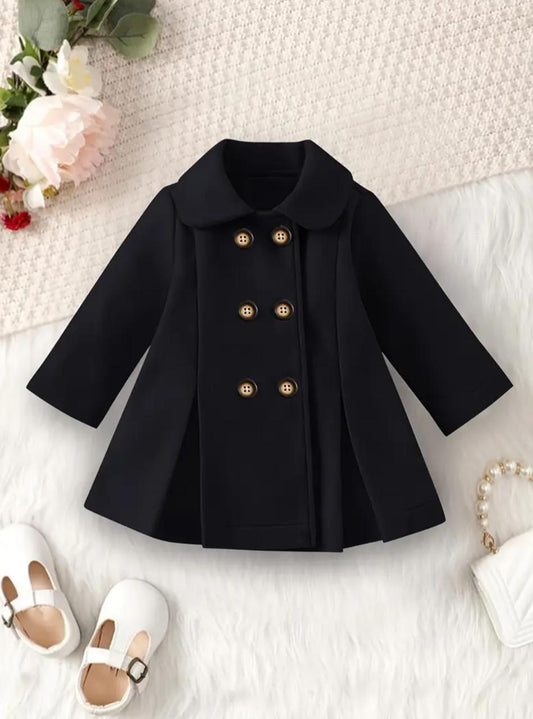 Kids Western Style Button Fleece Coat | Winter Arrival