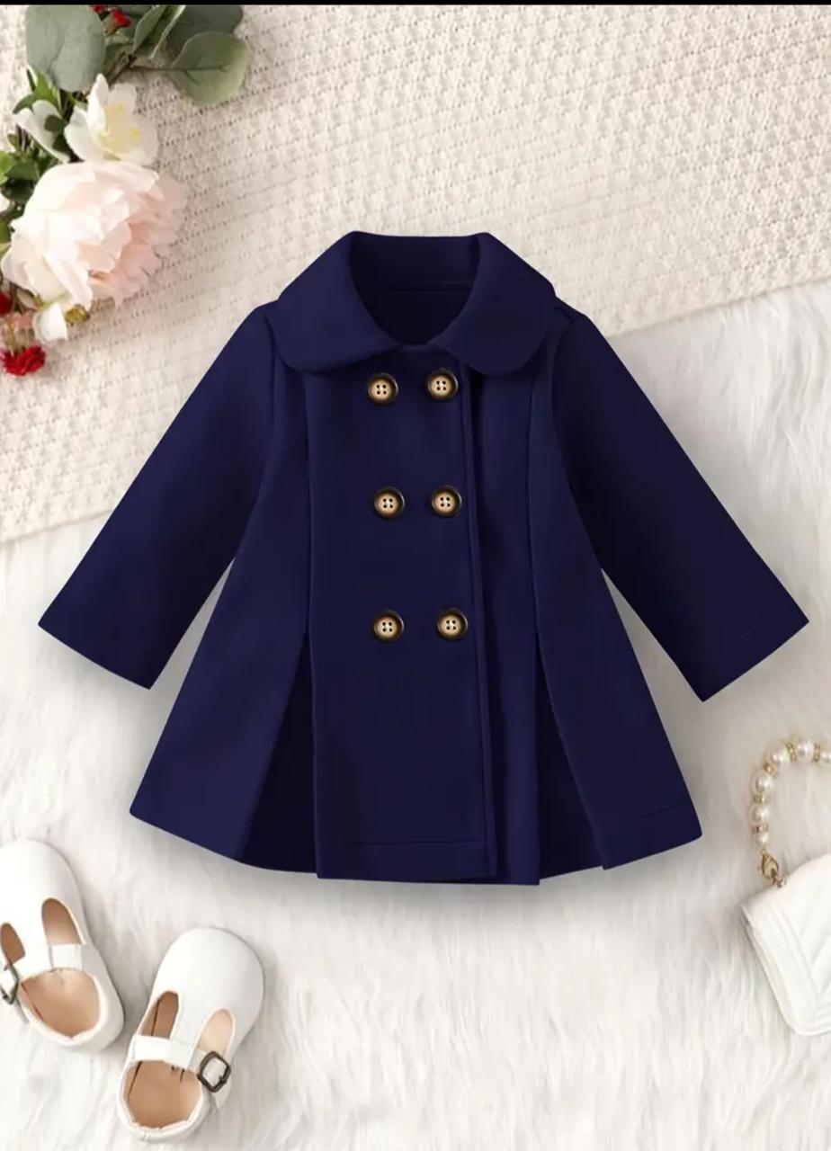Kids Western Style Button Fleece Coat | Winter Arrival