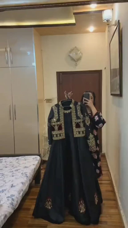 Ajwa Collection Handworked Maxi 2Pcs | The Storvia Designers