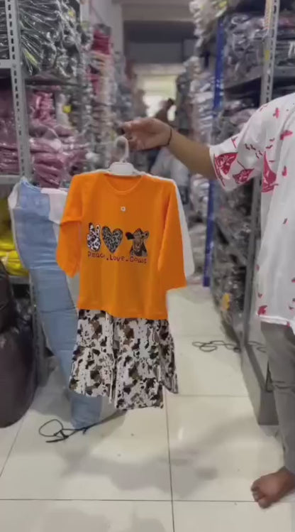 Kids Summer Jersey Outfit – Sizes 1 to 8 Years